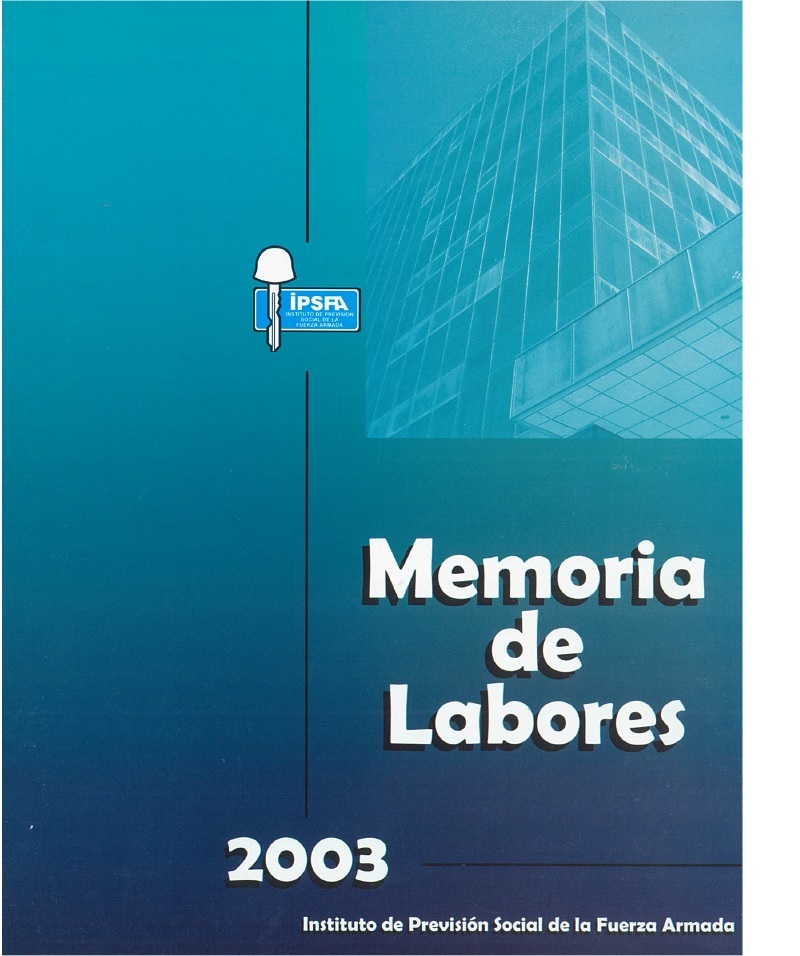 Memoria de Labores 2003